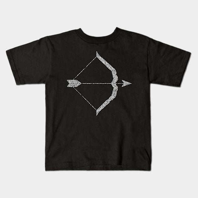 Sagittarius Kids T-Shirt by JOHNF